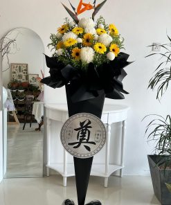 Condolence flower stand-In memory